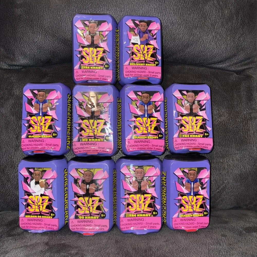New Screen Breakz SBZ Khaby Lot Of 10 Delivery Tac Golden Classic Figure